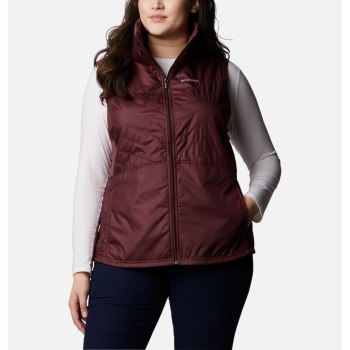 Columbia Ženske Prsluci - Mix It Around II Plus Size Bordo | BAHN-83206